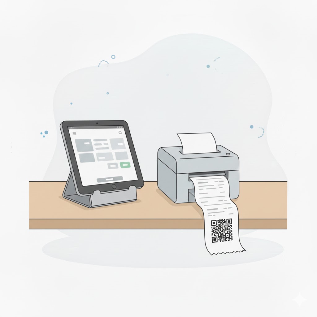 Salida desde POS a factura PDF y recibo térmico